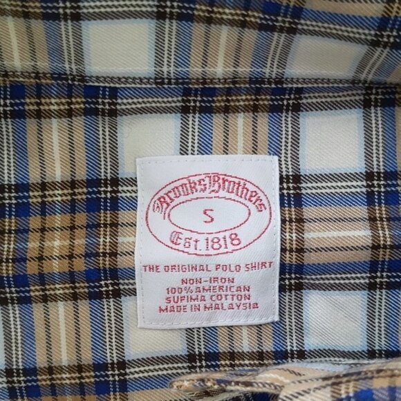 Brooks Brothers Plaid Check Button Down Shirt - Picture 2 of 4